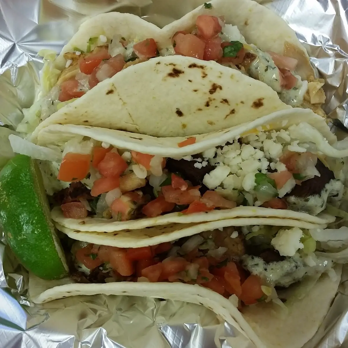 Street Tacos Steak and Chicken