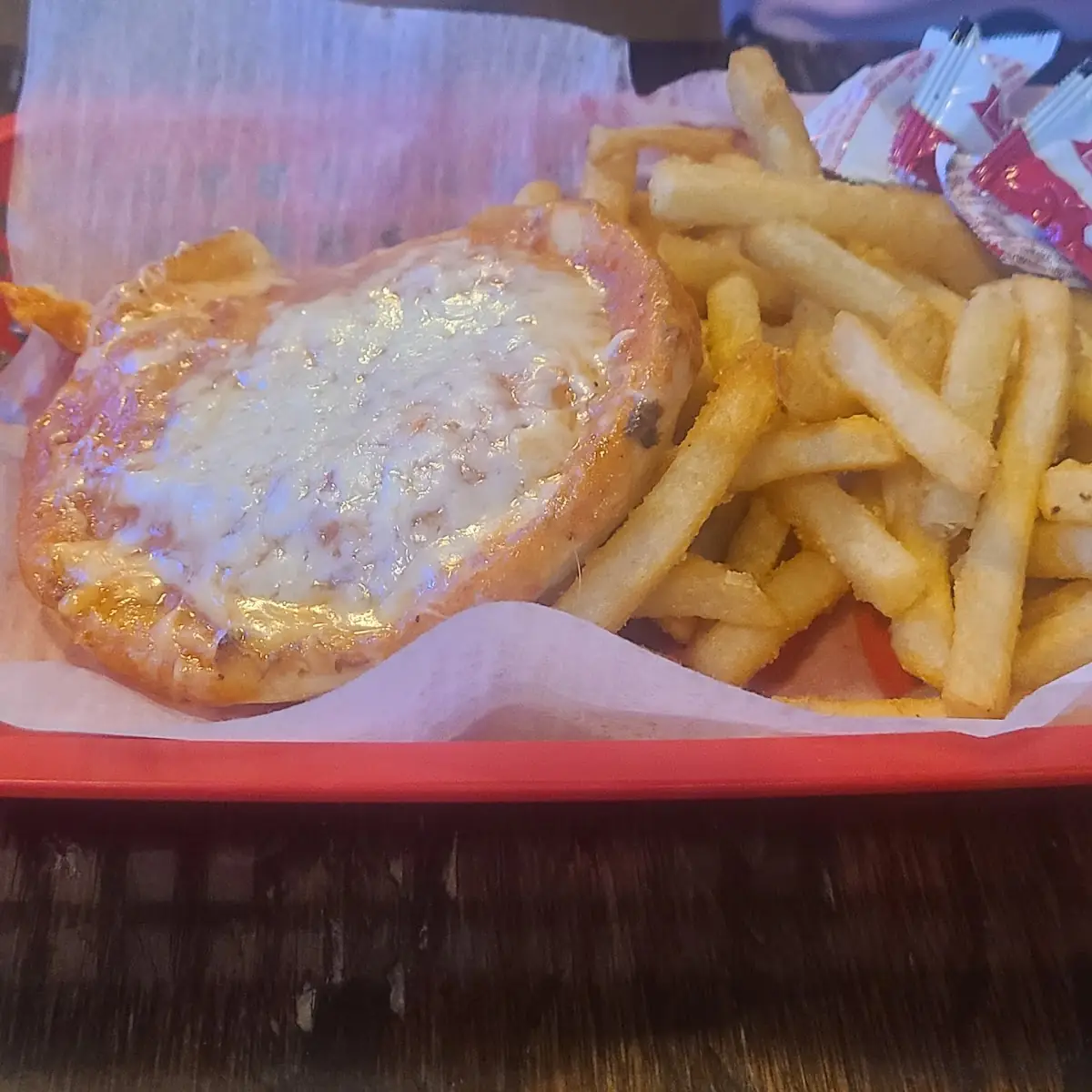 Cheese Pizza and Fries