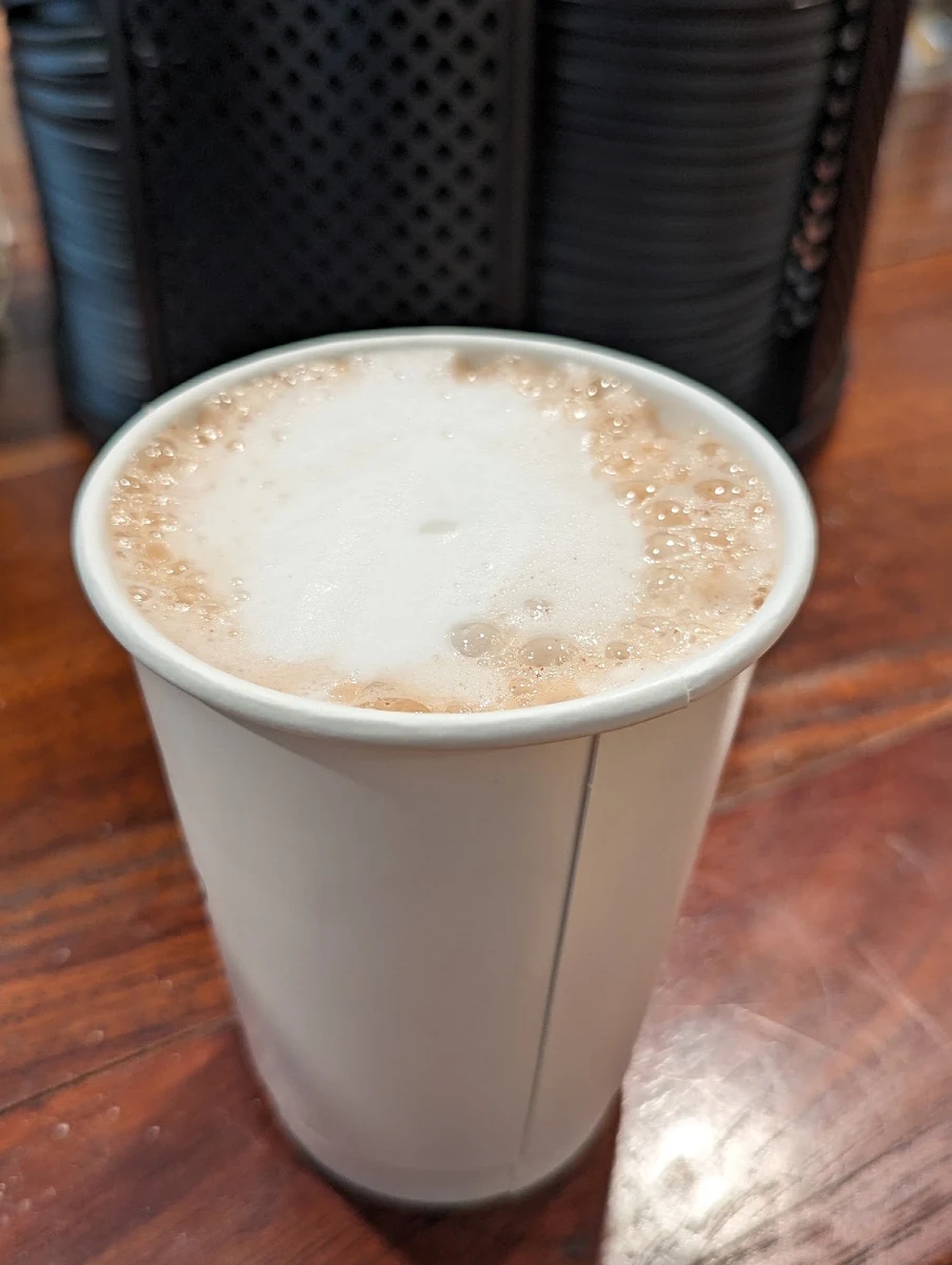 Chai Tea Latte with Almond Milk
