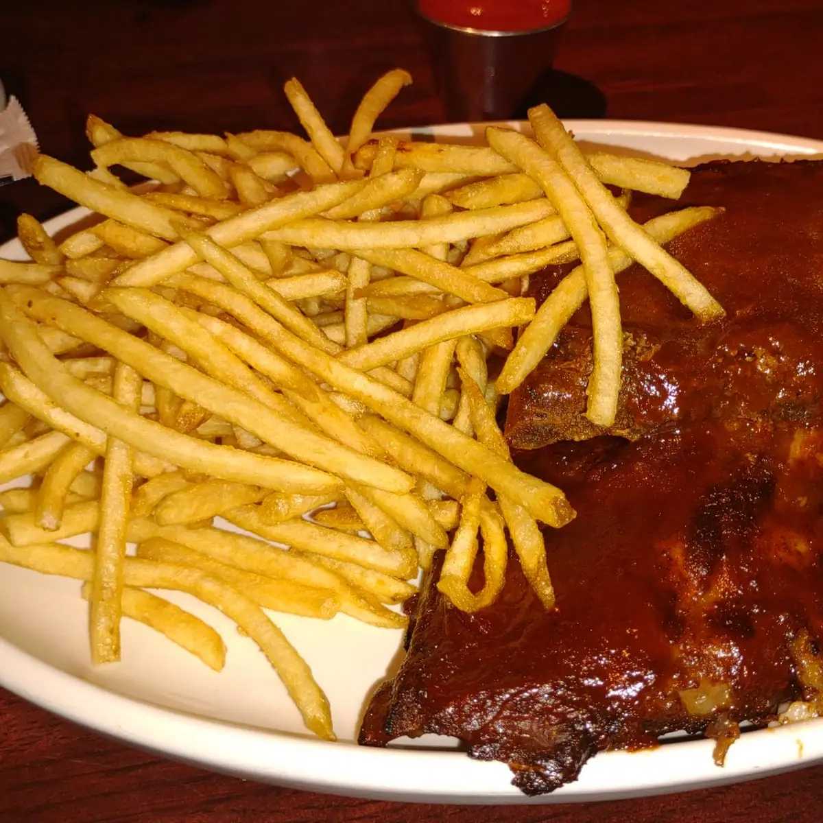 ½ Rack Honey Sriracha Ribs