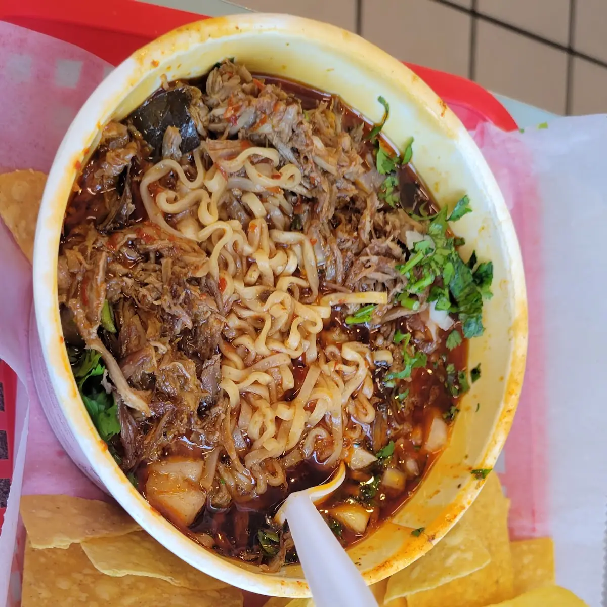Birria Ramen Noddles