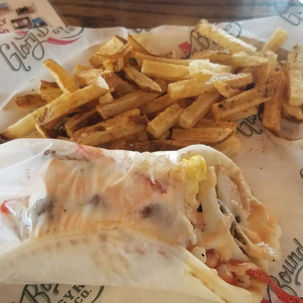 Steak Egg and Cheese Gyro