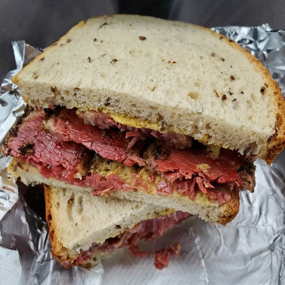 Pastrami Egg and Cheese