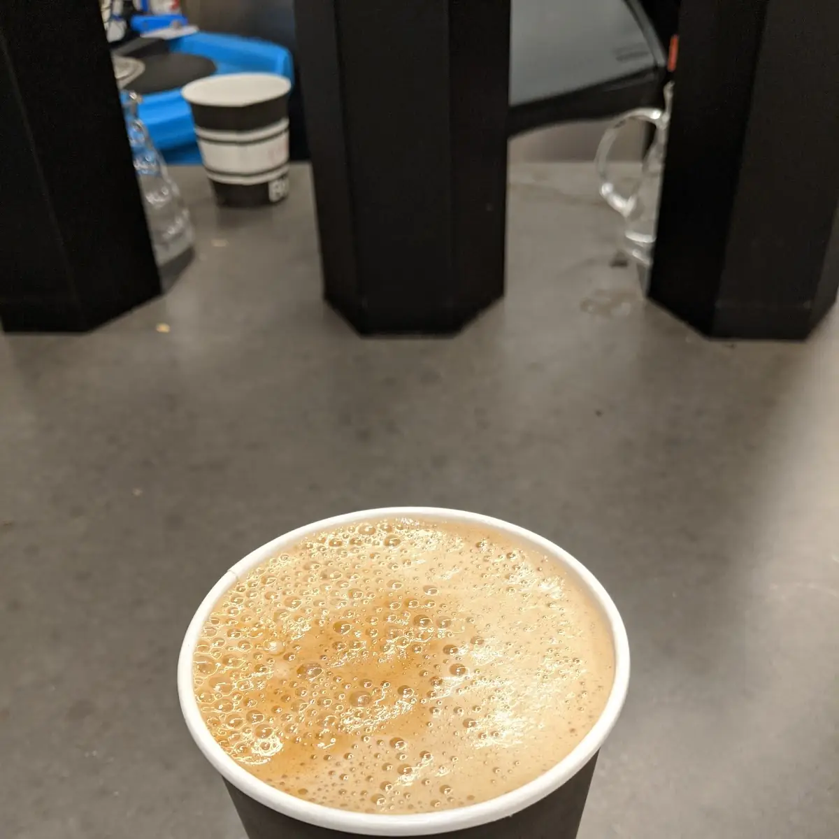 Lavender Latte with Soy Milk