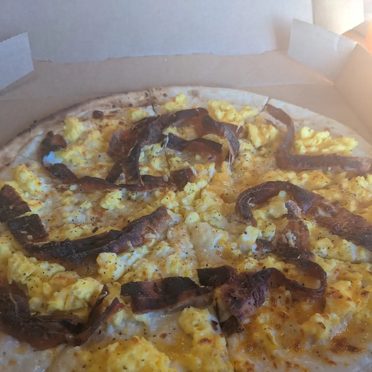 Bacon Egg and Cheese Flatbread
