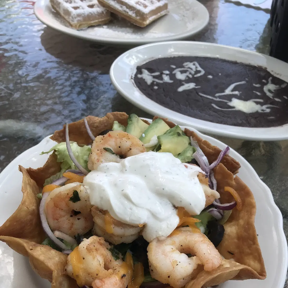 Taco Salad with Shrimp