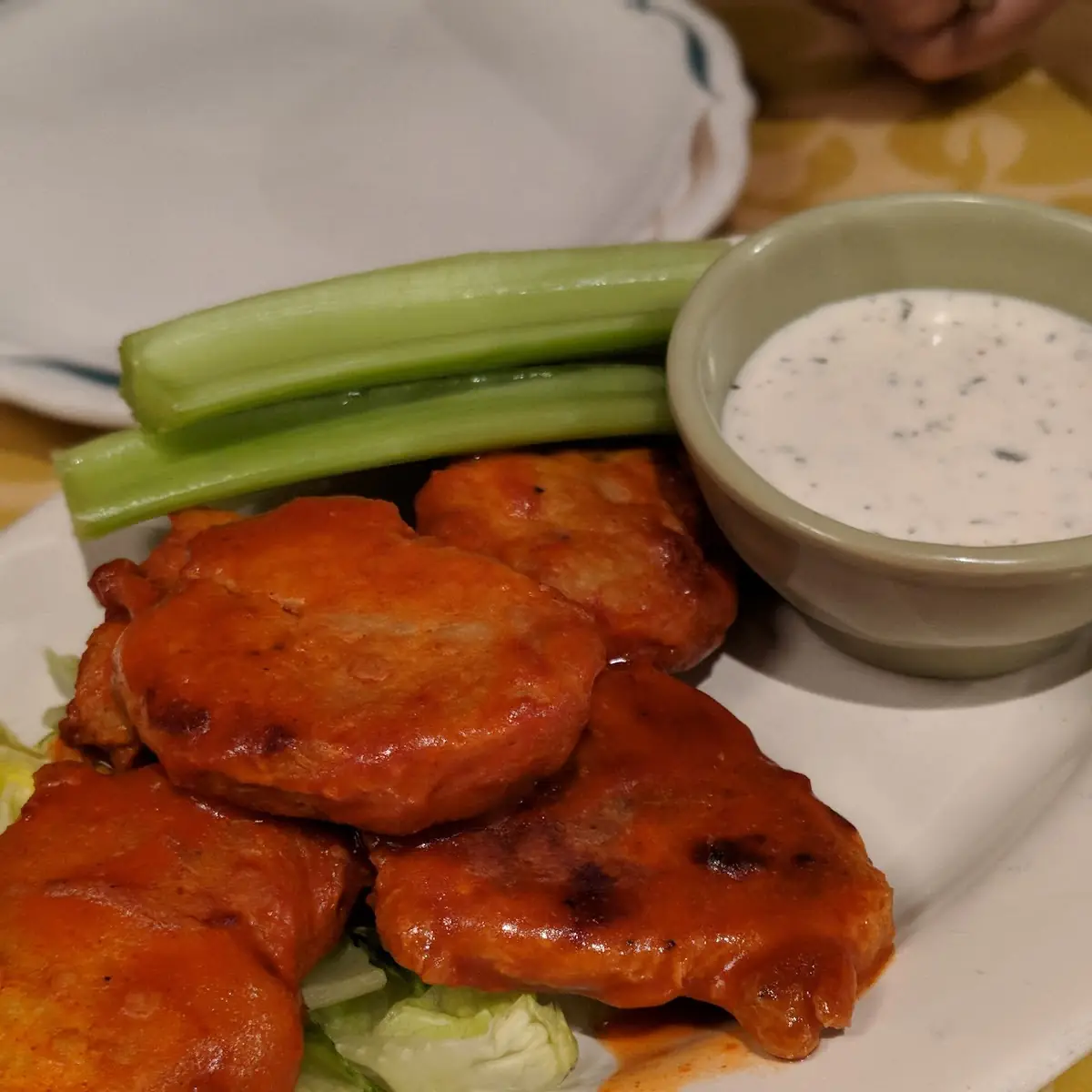 Devil Wings and Ranch Dressing