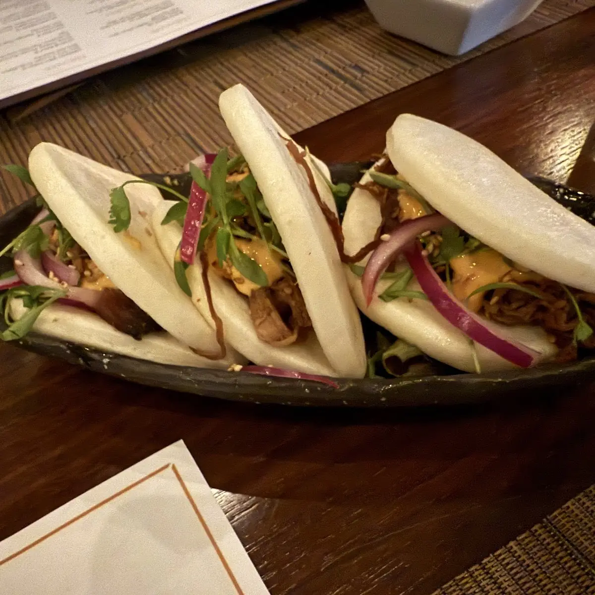 Braised Pork Belly Bao Buns
