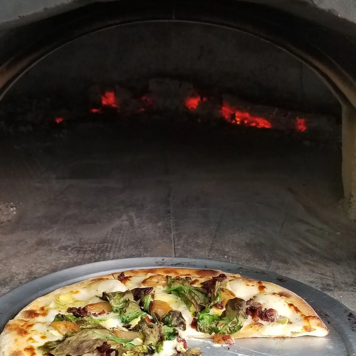 Spinach and Artichoke Pizza