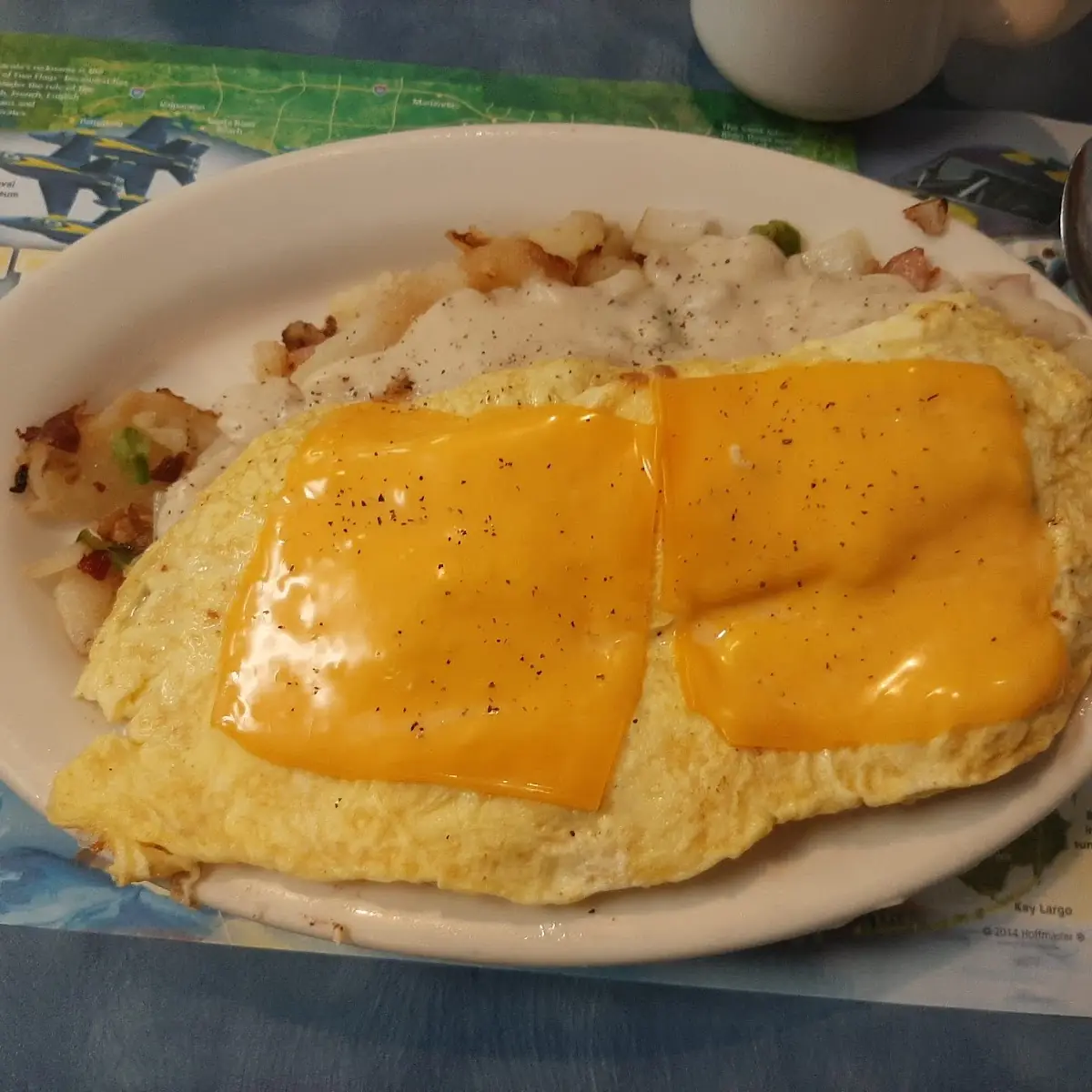American Cheese Omelet