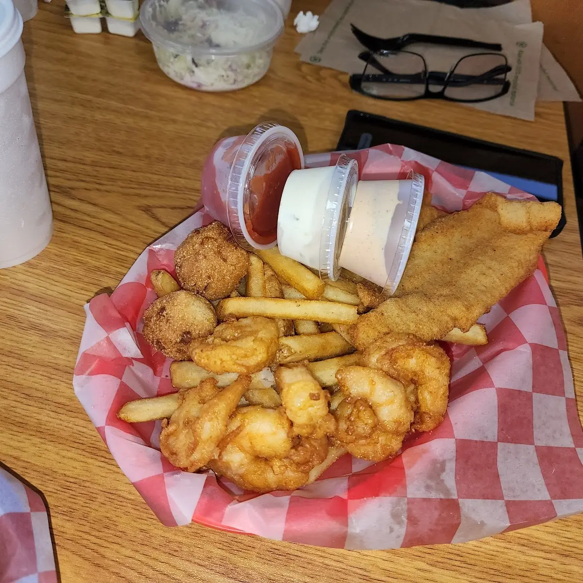 Shrimp and Catfish Basket