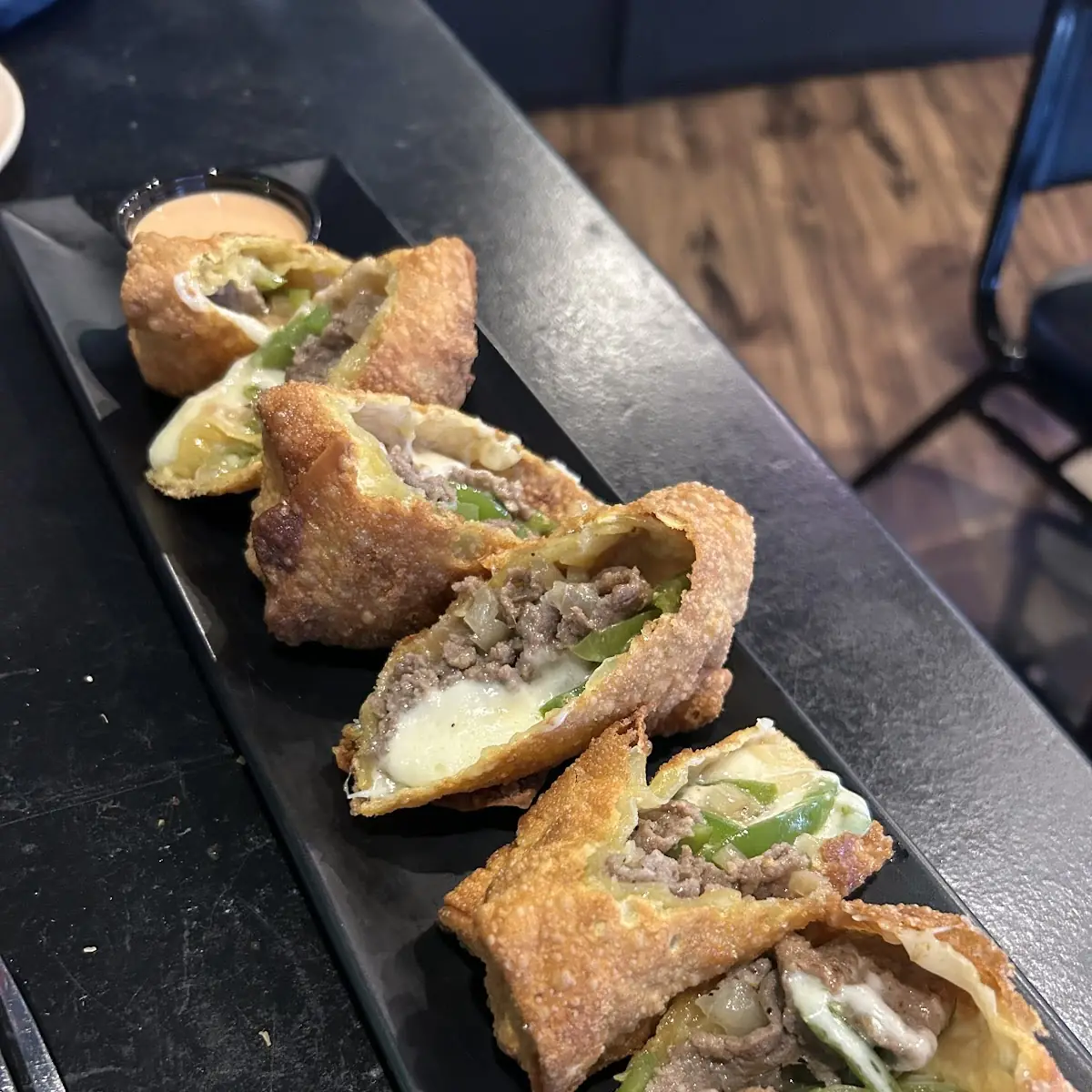 Philly Cheesesteak Egg Rolls