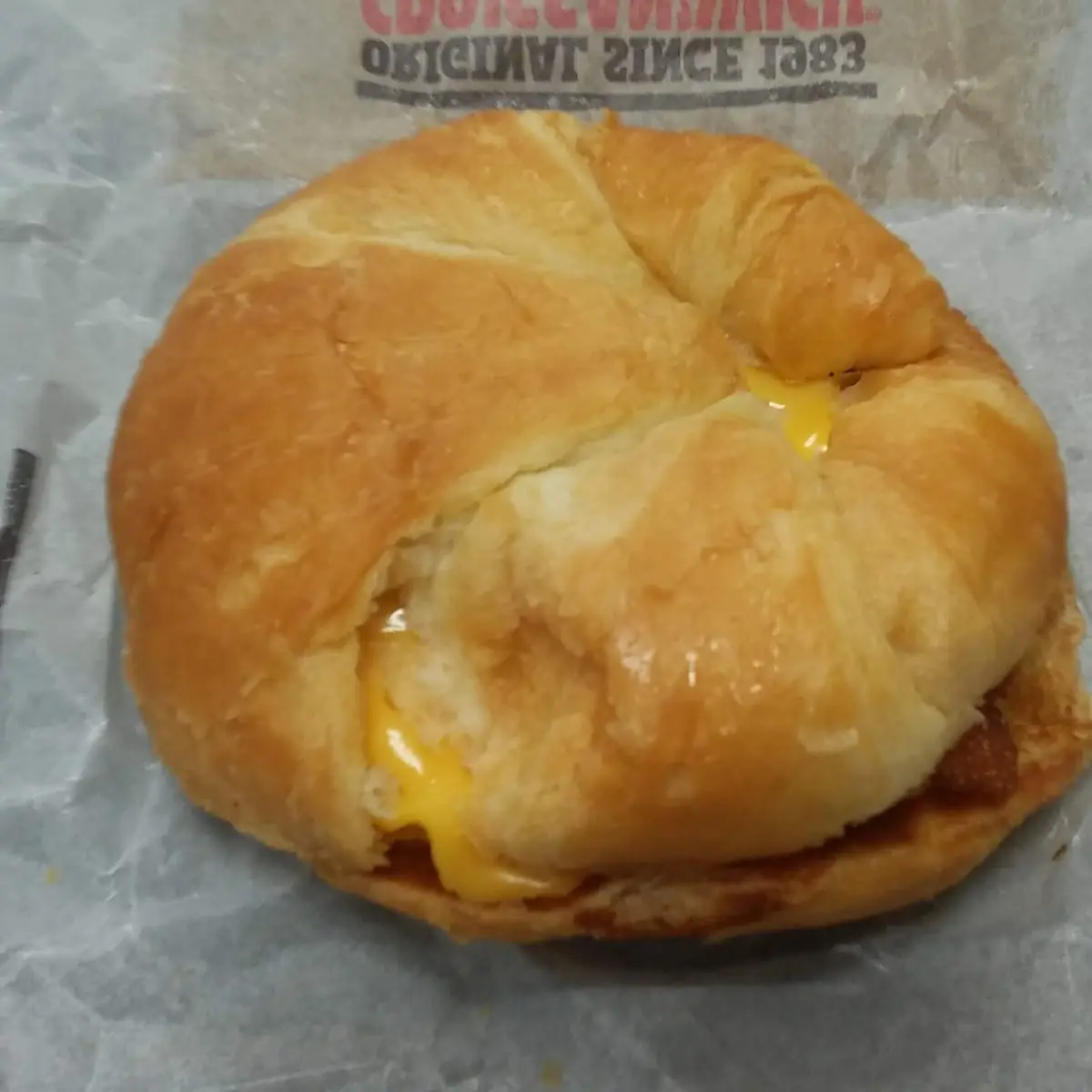 Bacon Egg Cheese Croissant