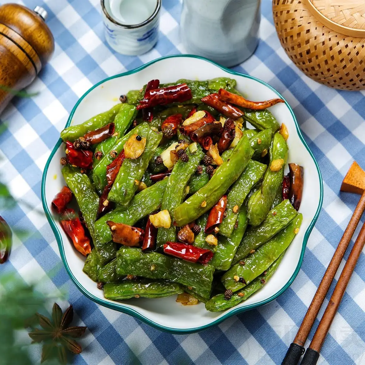 121. Smoke Pork & Bean Curd