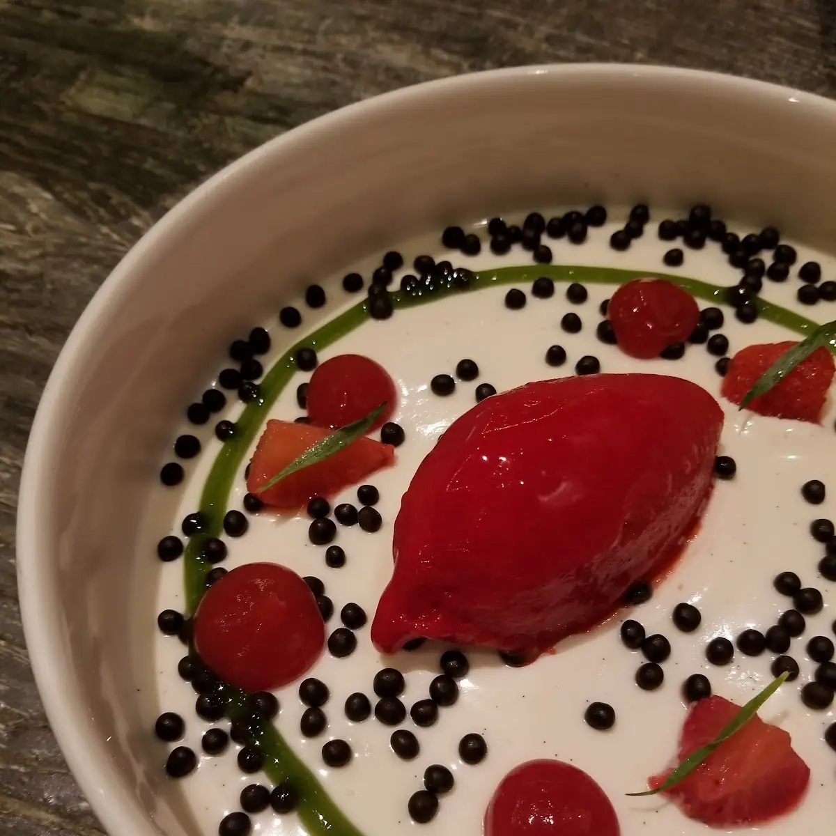 Bourbon Vanilla Bean Panna Cotta