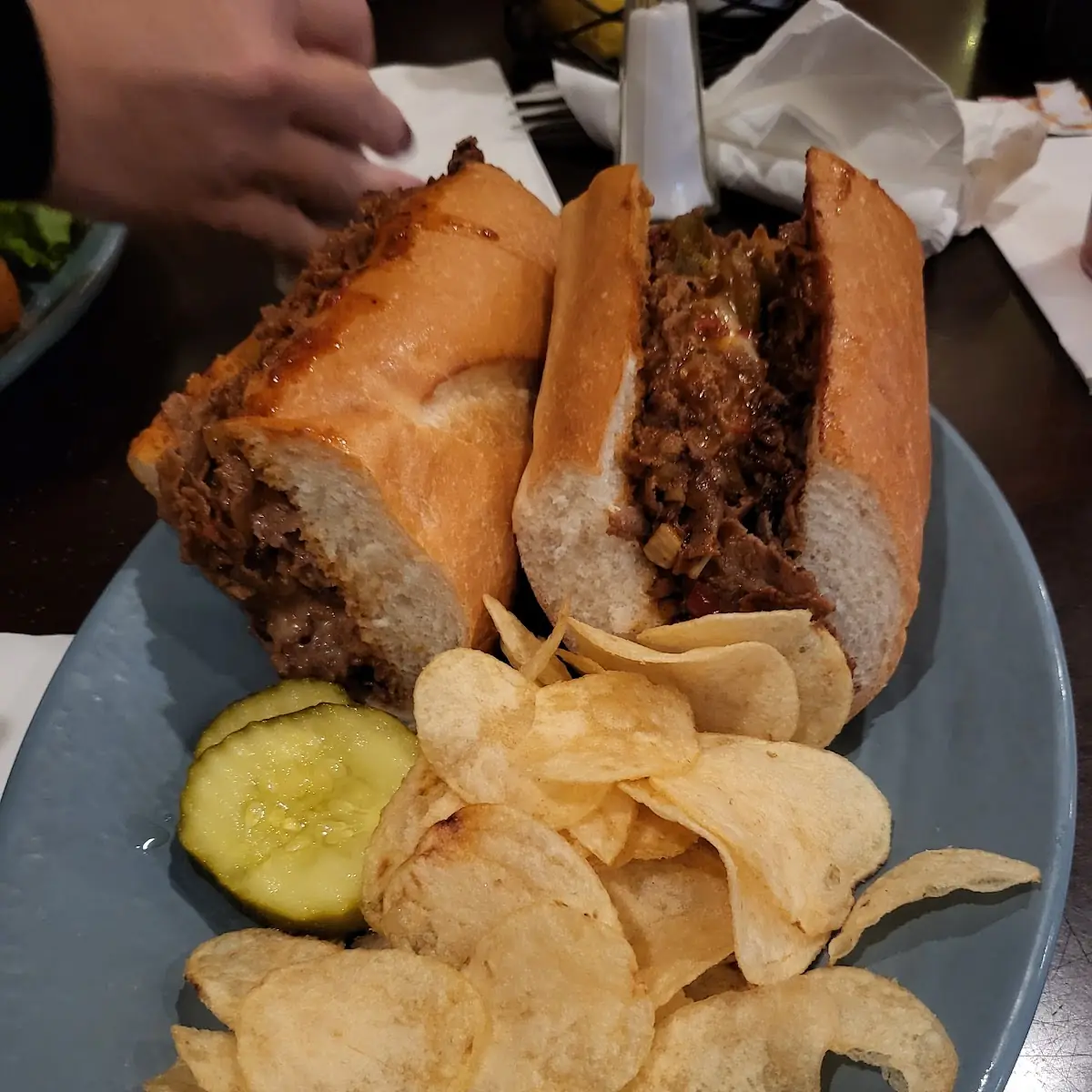 Pizza Steak Sandwich