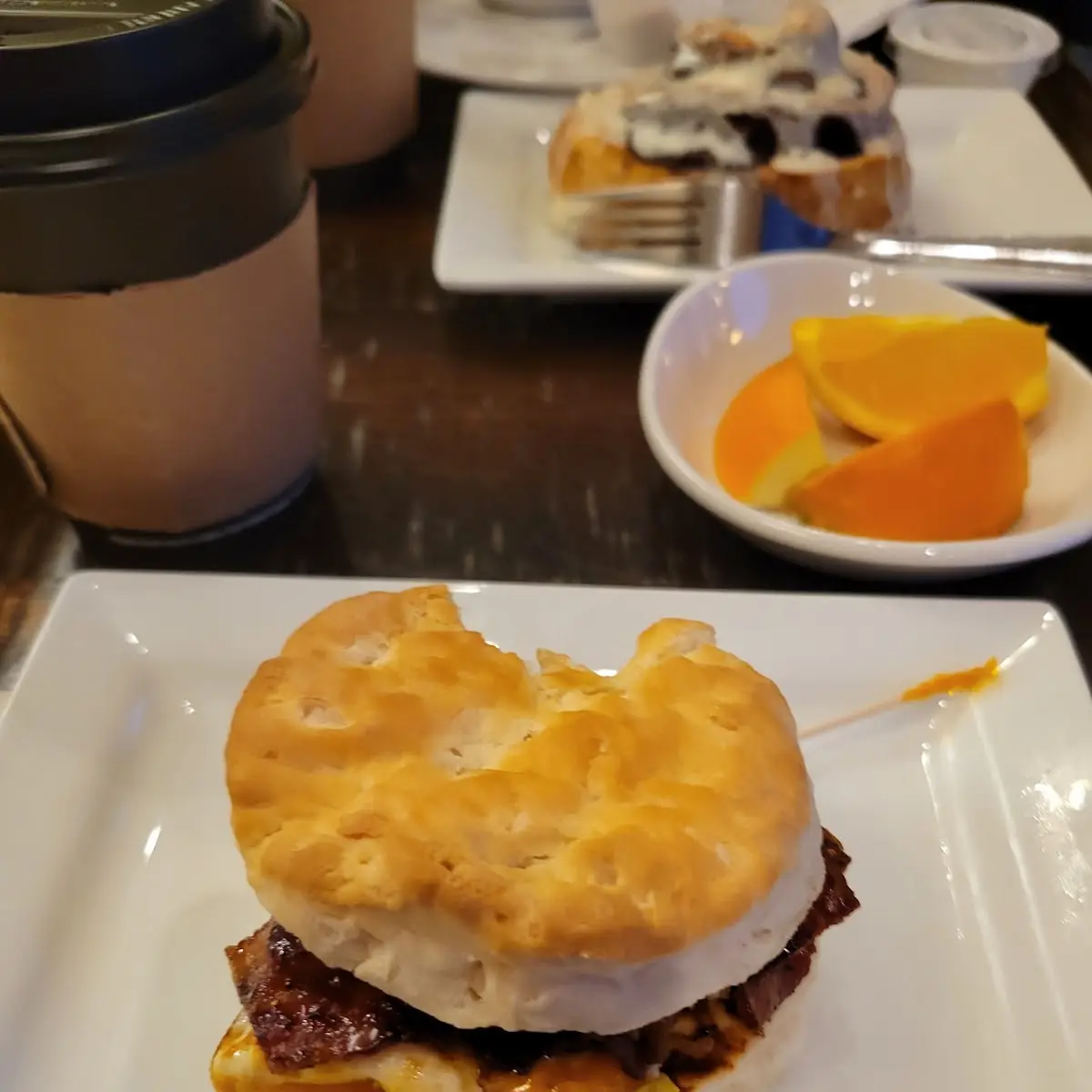 Egg Biscuit with Bacon