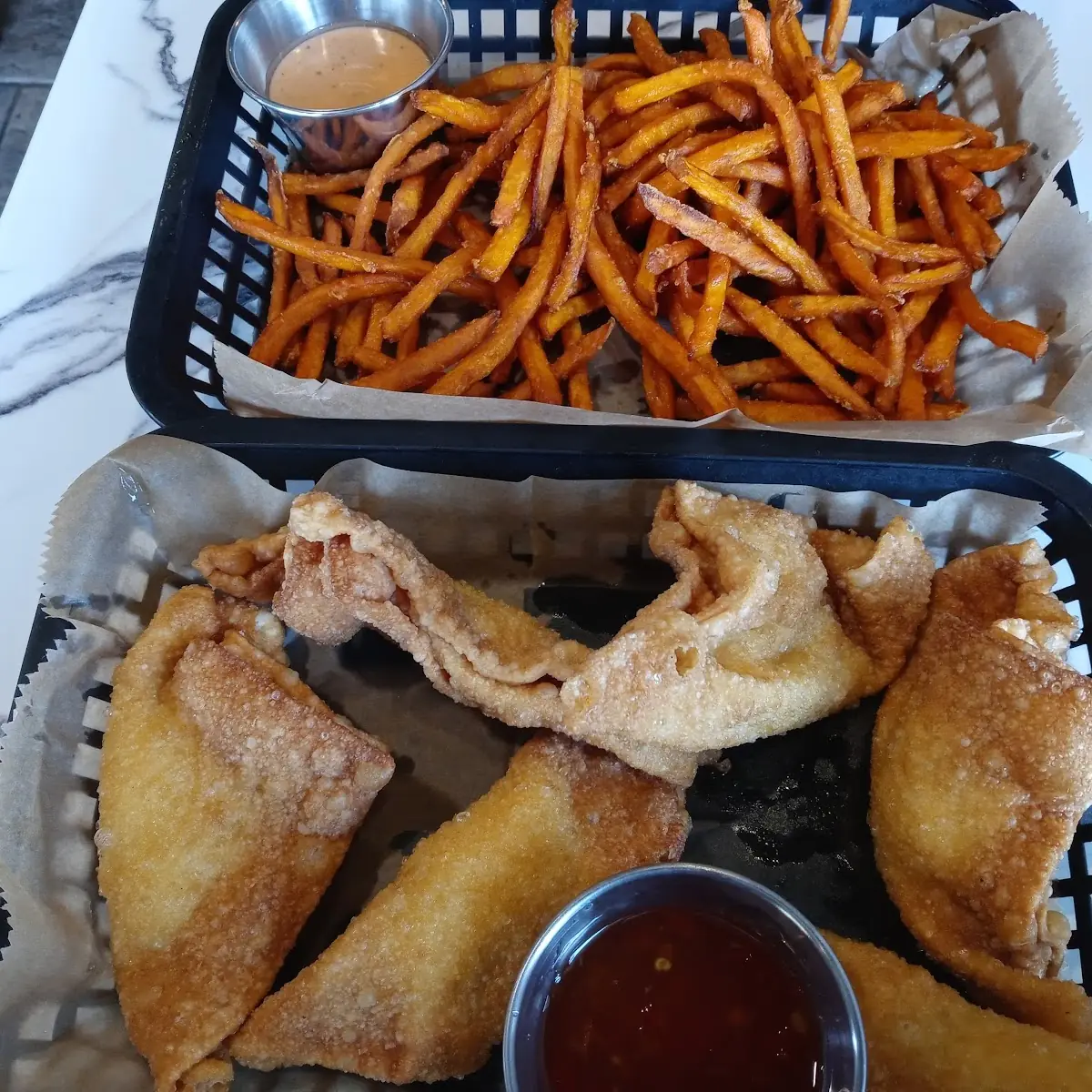 Sweet Potato Fried Tofu