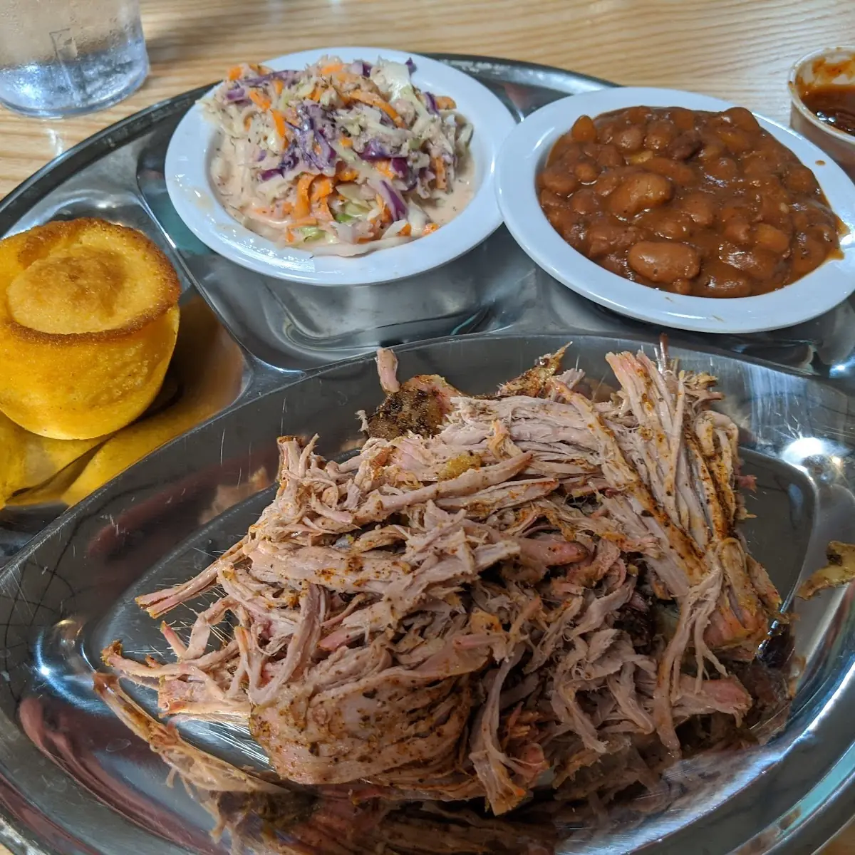 Pulled Pork Baked Beans Coleslaw