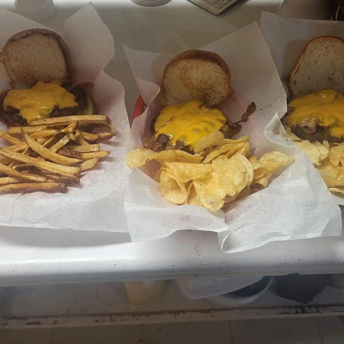 Bacon Cheeseburger House Cut Fry's