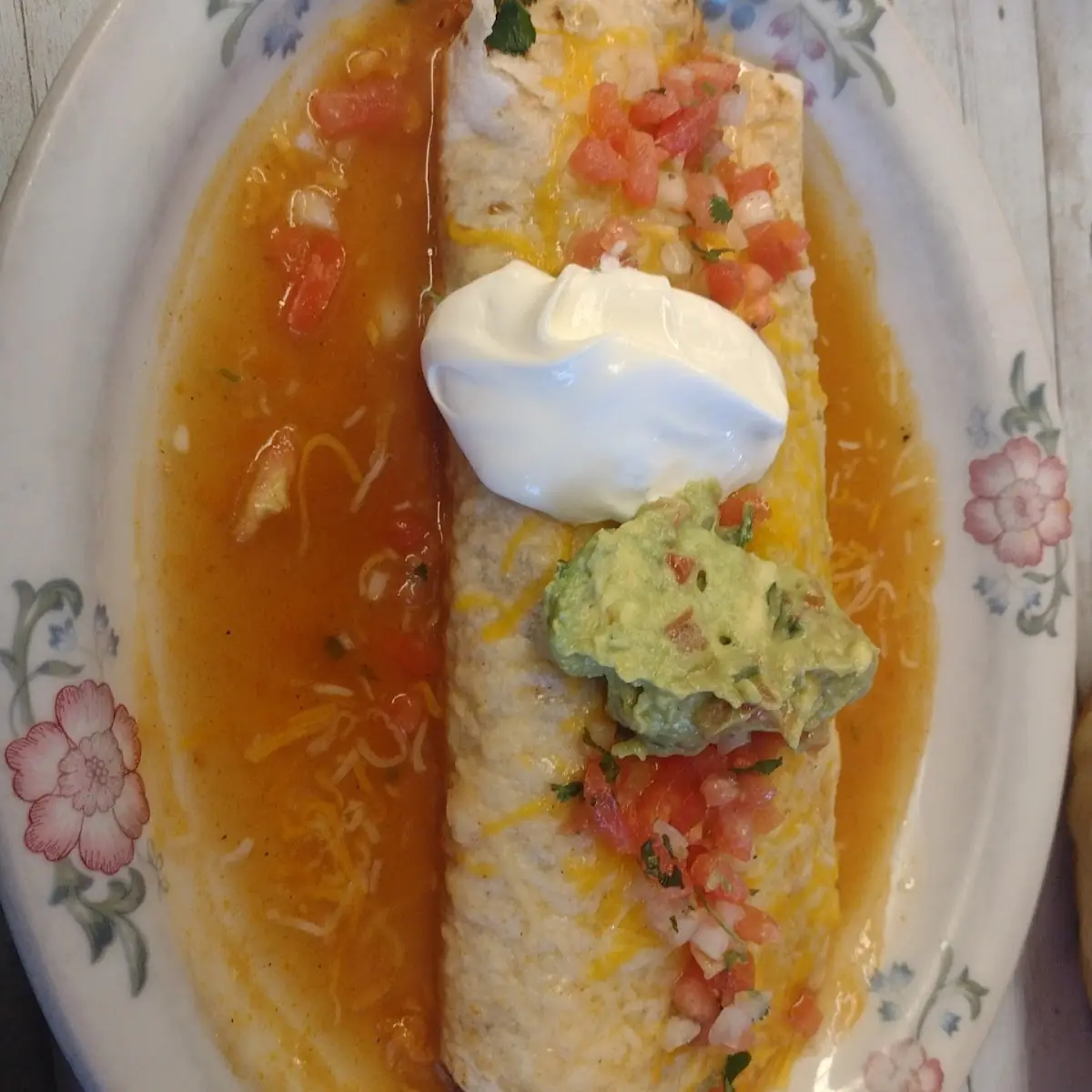 Burrito Asada Burrito Deluxe