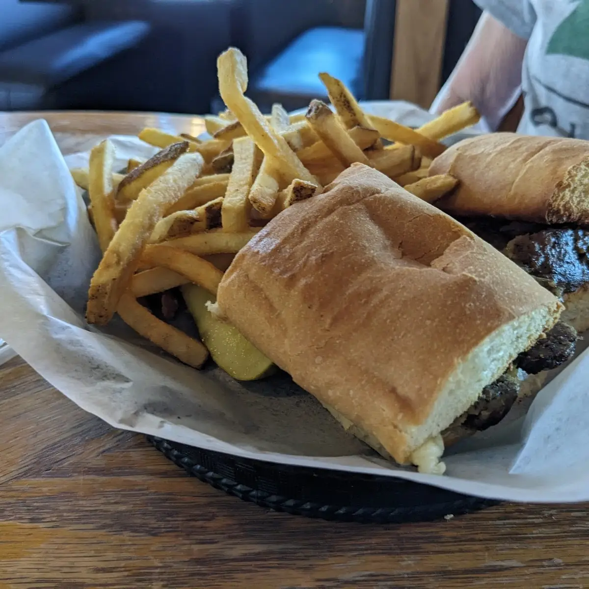 Meatball Sub with Fries