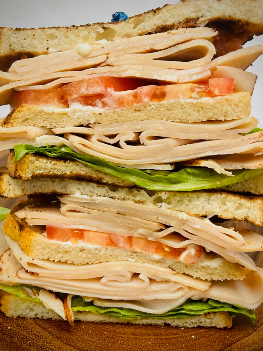 Roasted Turkey Club Sandwich
