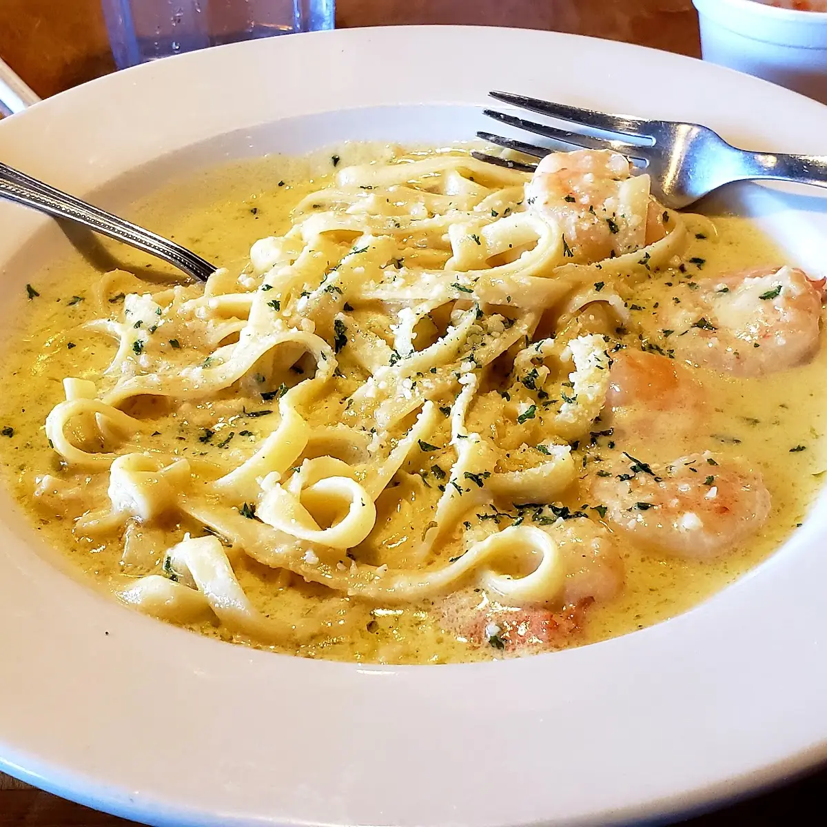 Shrimp Fettuccine Alfredo