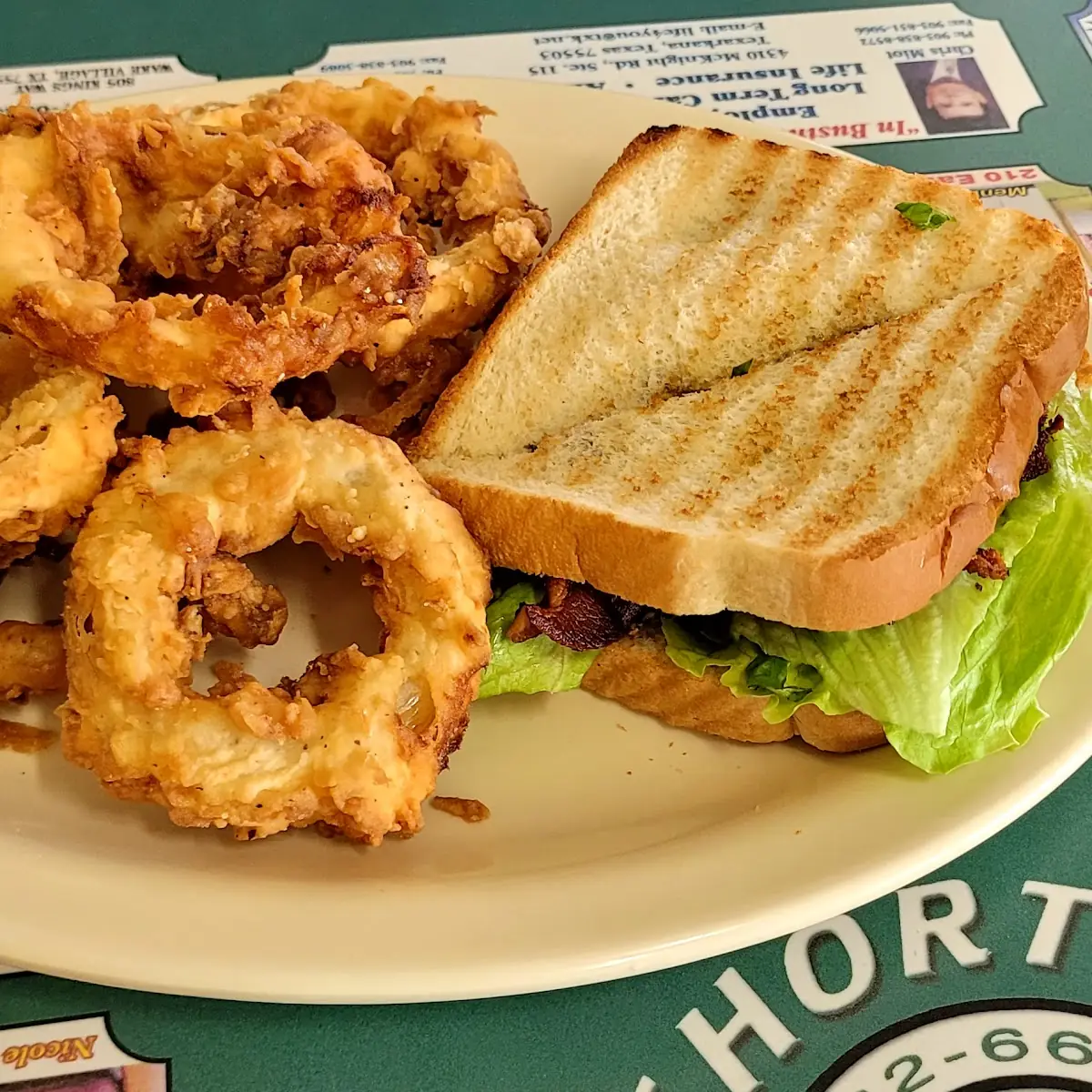 blt with Onion Rings