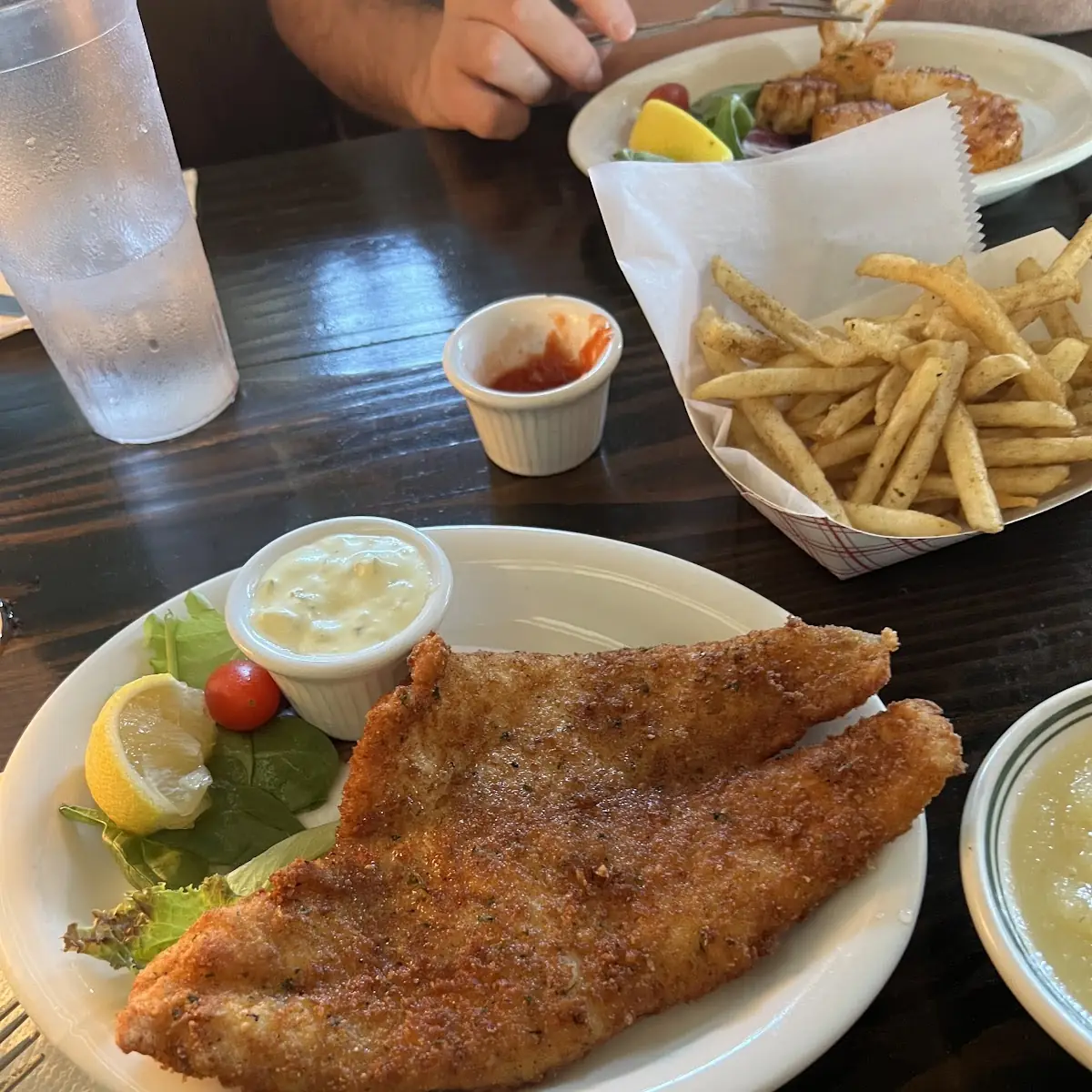 Flounder Fish and Chips