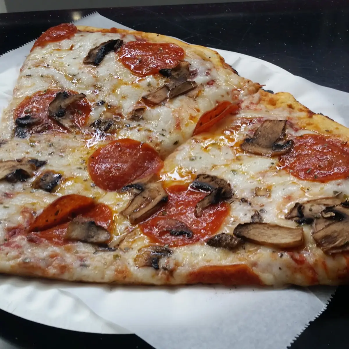 Pepperoni and Mushroom Pizza