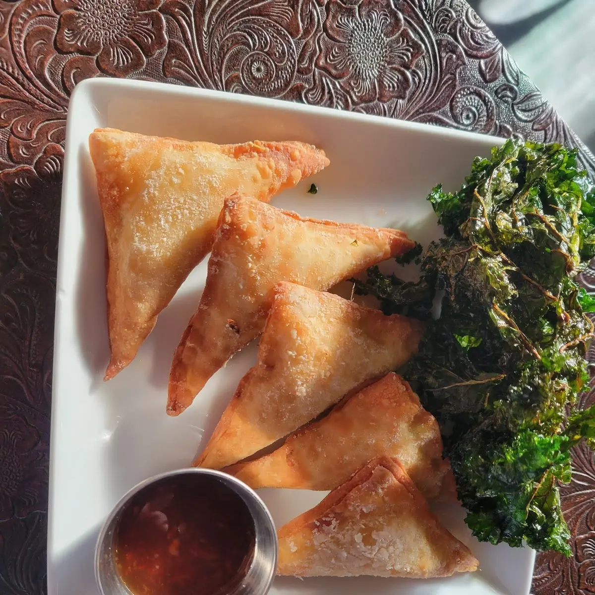 Squash & Cream Cheese Wontons