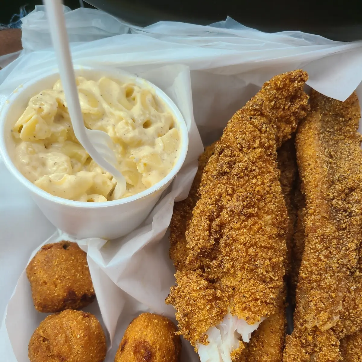 Hush Puppies Catfish Dinner