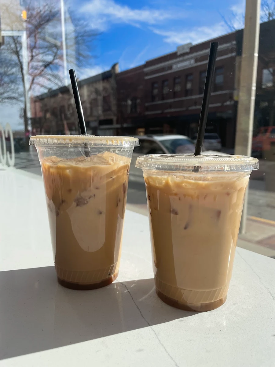 Caramel Vanilla Cold Brew & Iced Pumpkin Latte