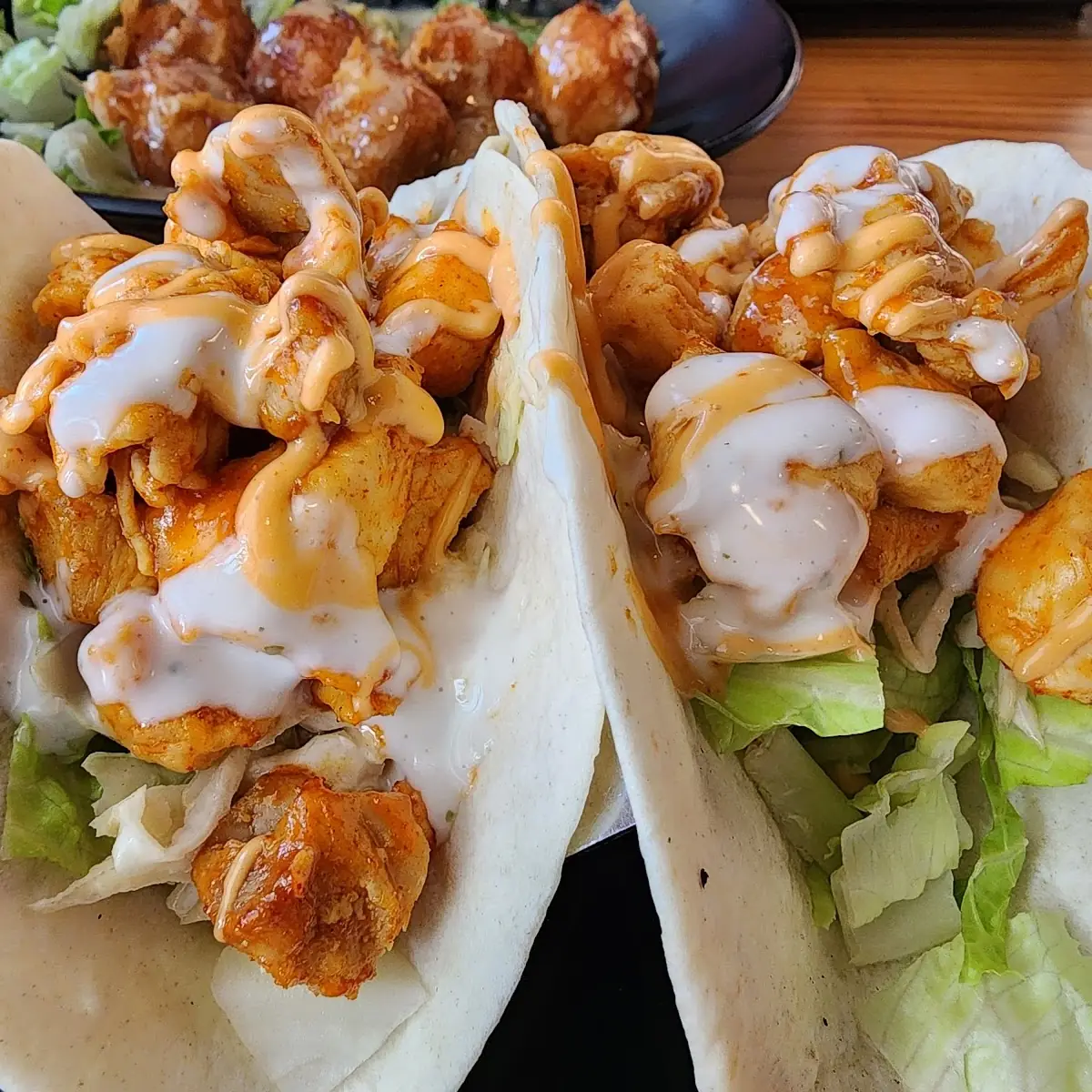 Korean Chicken Tacos