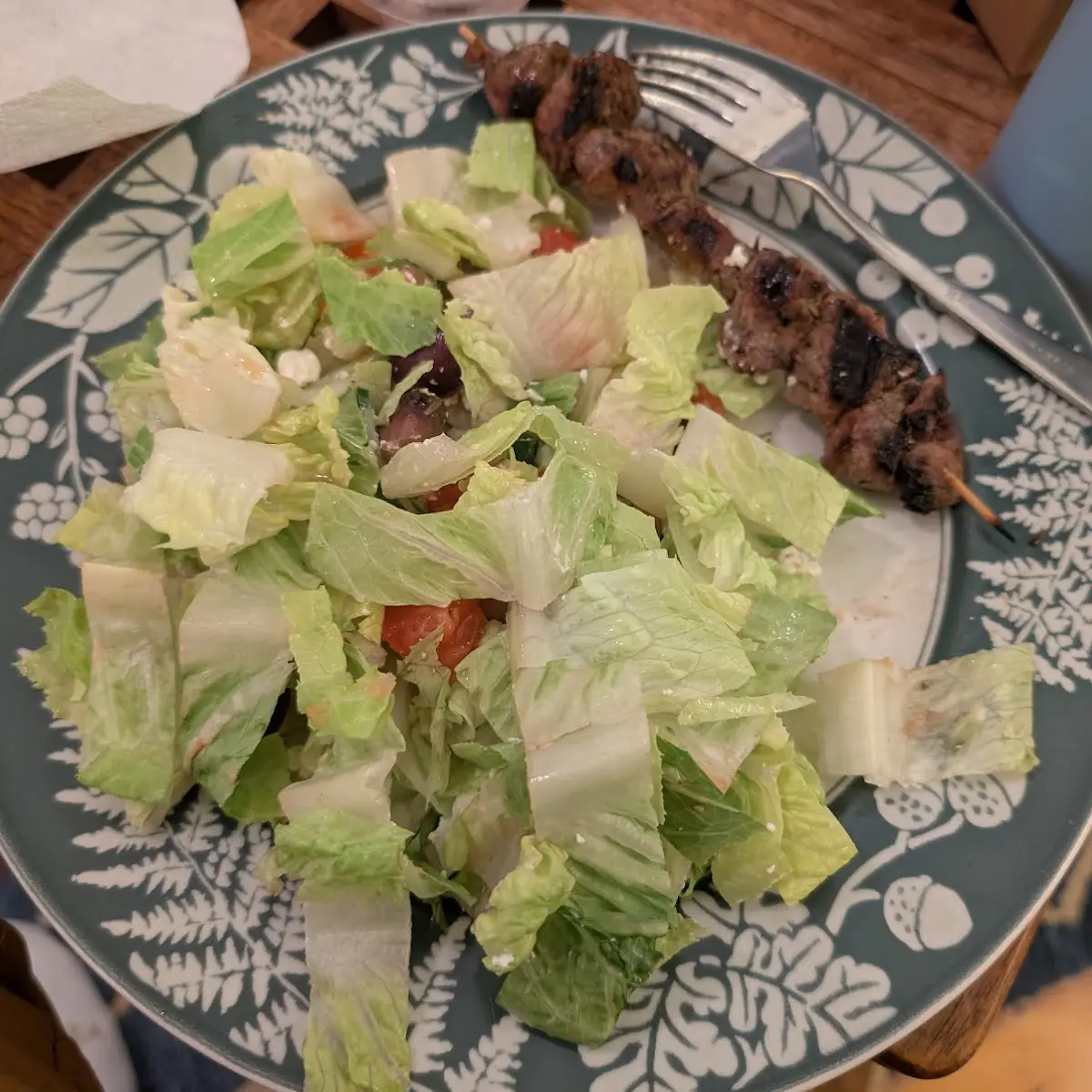 Greek Salad with Lamb