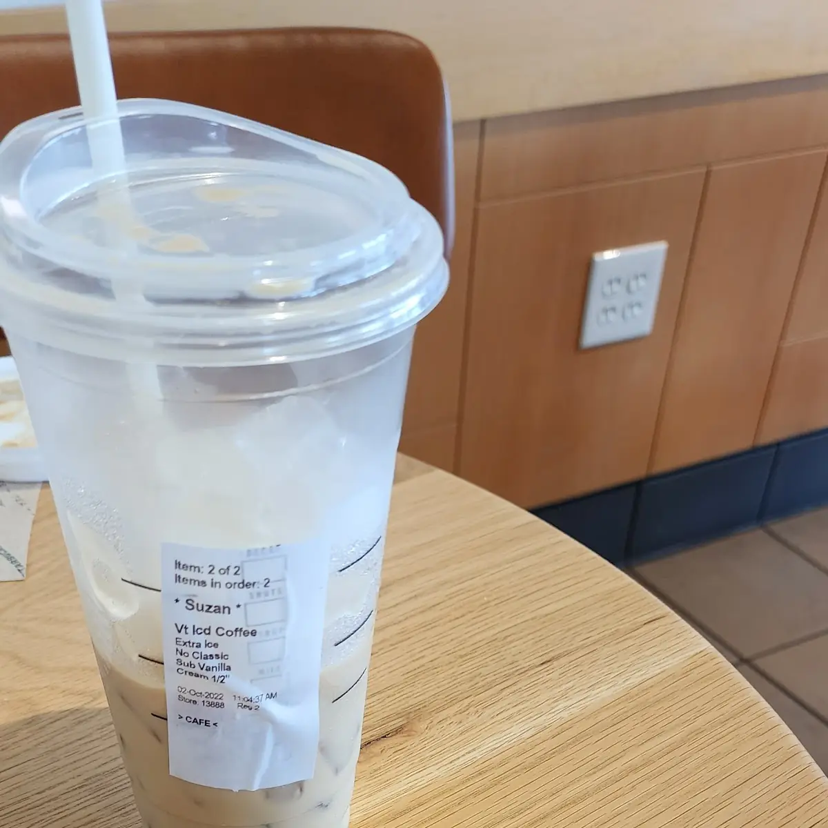 Vente Vanilla Ice Coffee with Cream