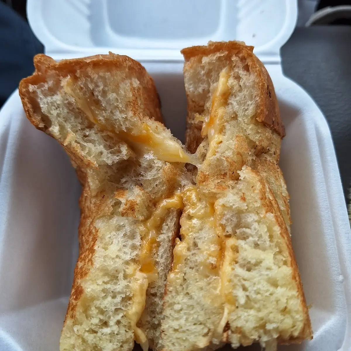 Hot Grilled Cheese Sandwich