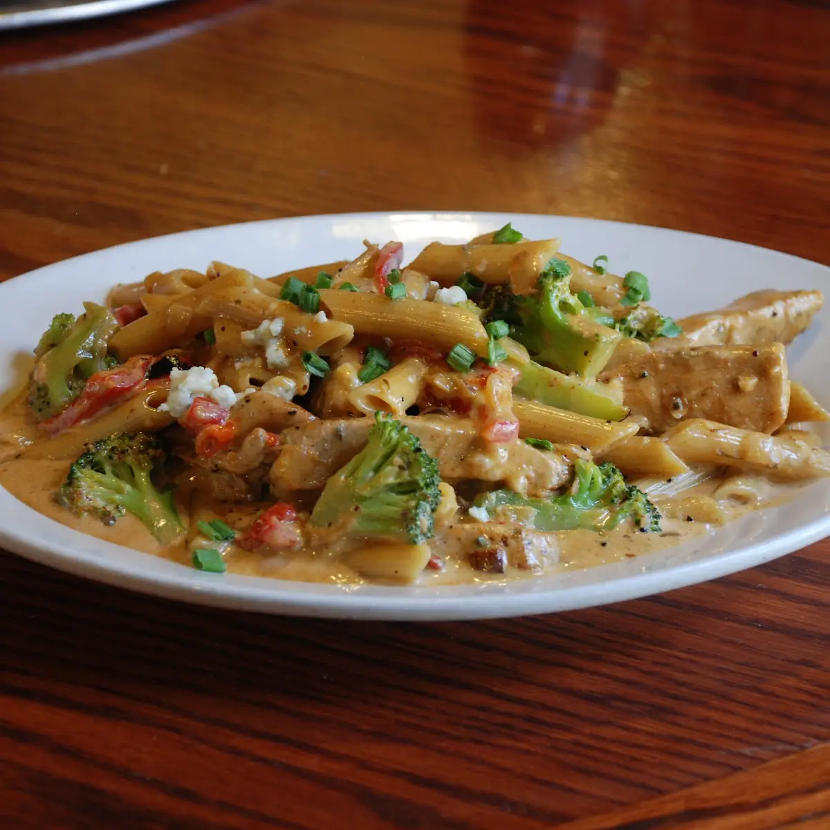 Chicken Penne Black and Blue