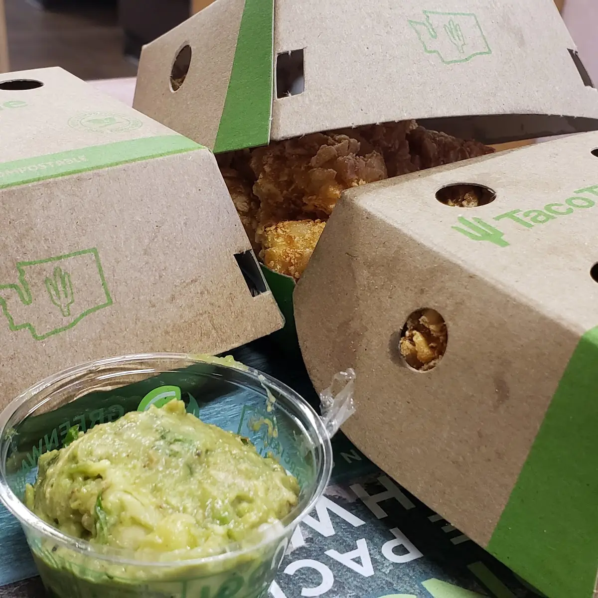Mexican Fries with Guacamole Dip