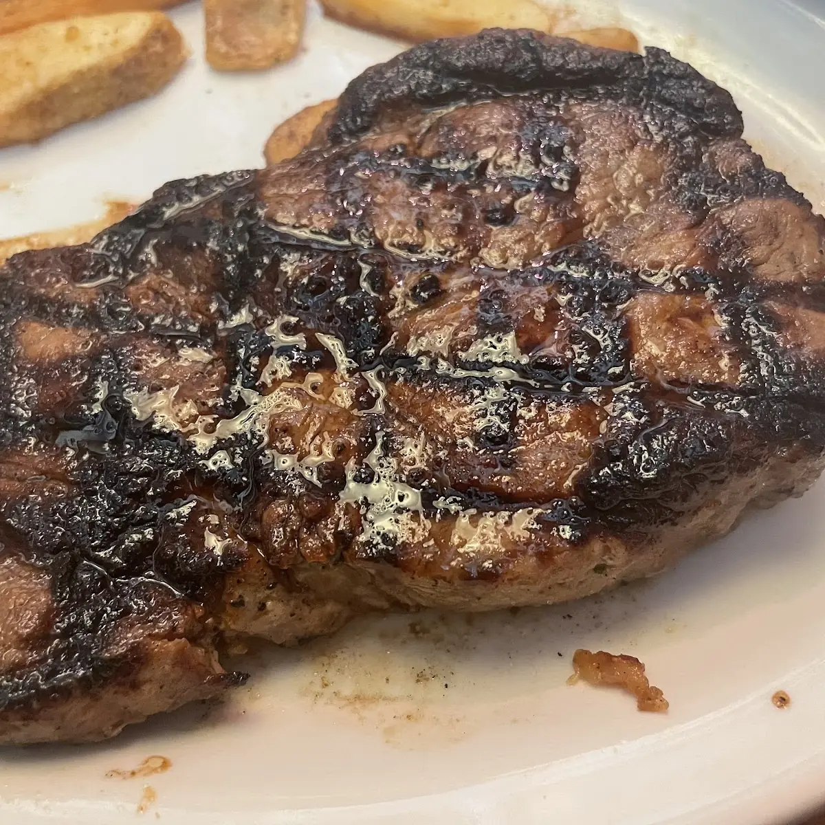 Bone-In Ribeye Steak and Baked Potato