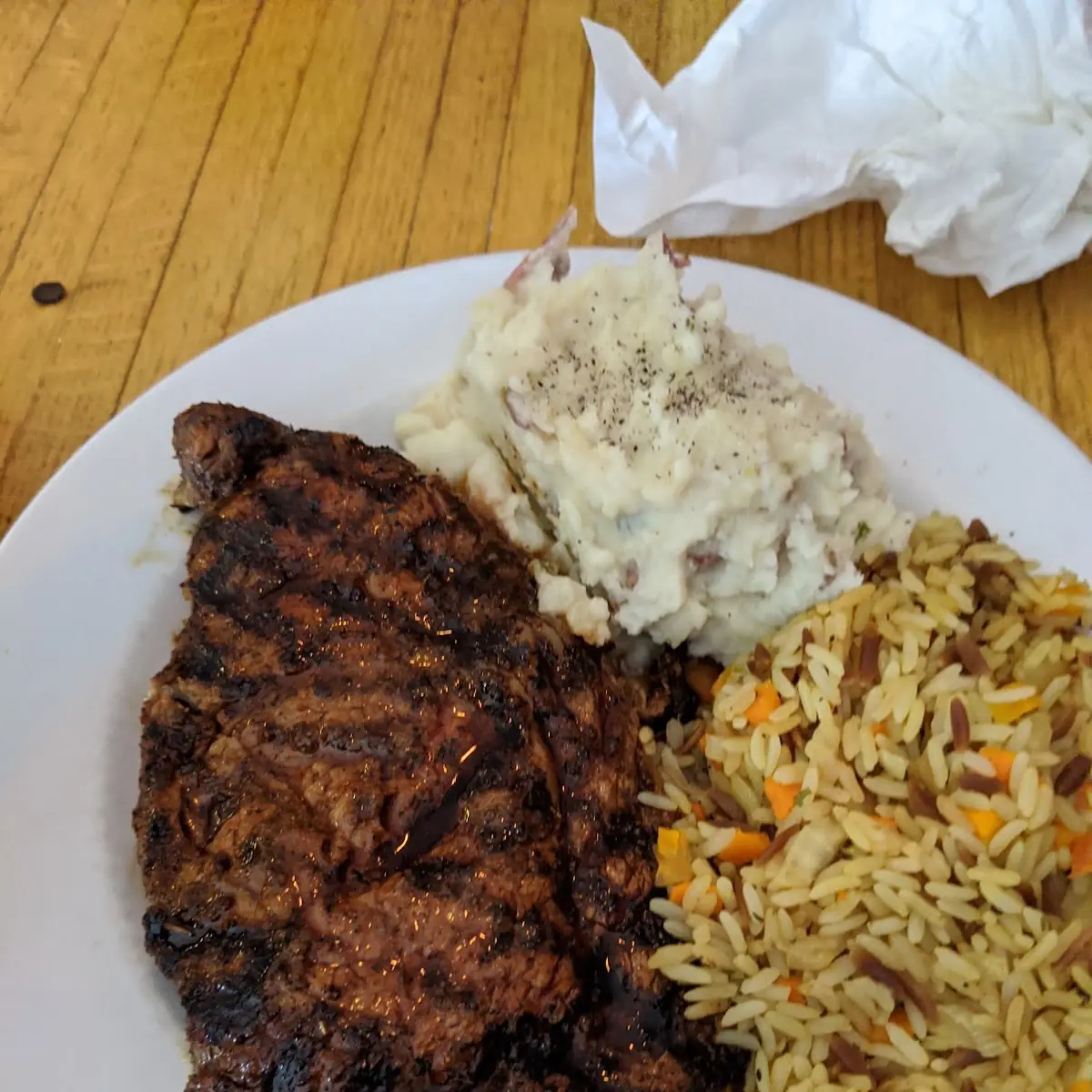 Texas Rib Eye Dinner Only