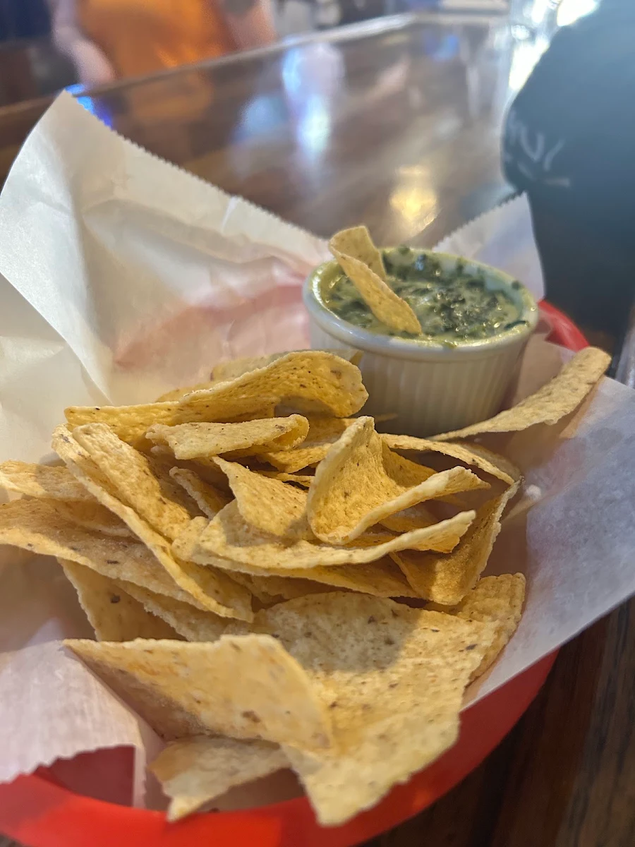 Spinach & Artichoke Dip with Chips