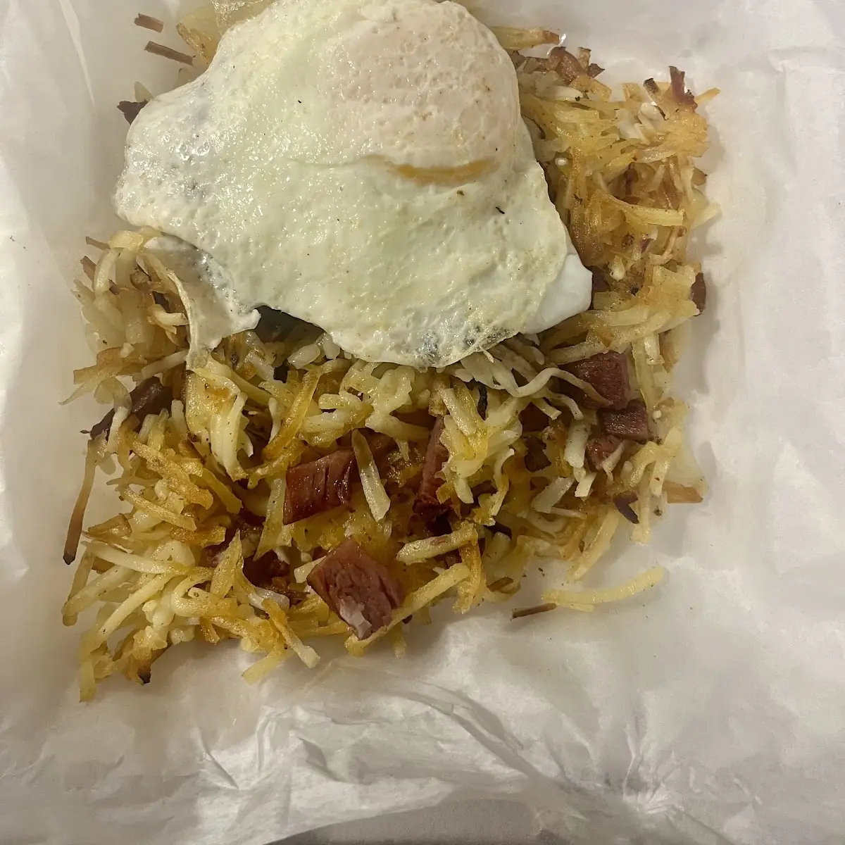 Corn Beef Hash and Eggs