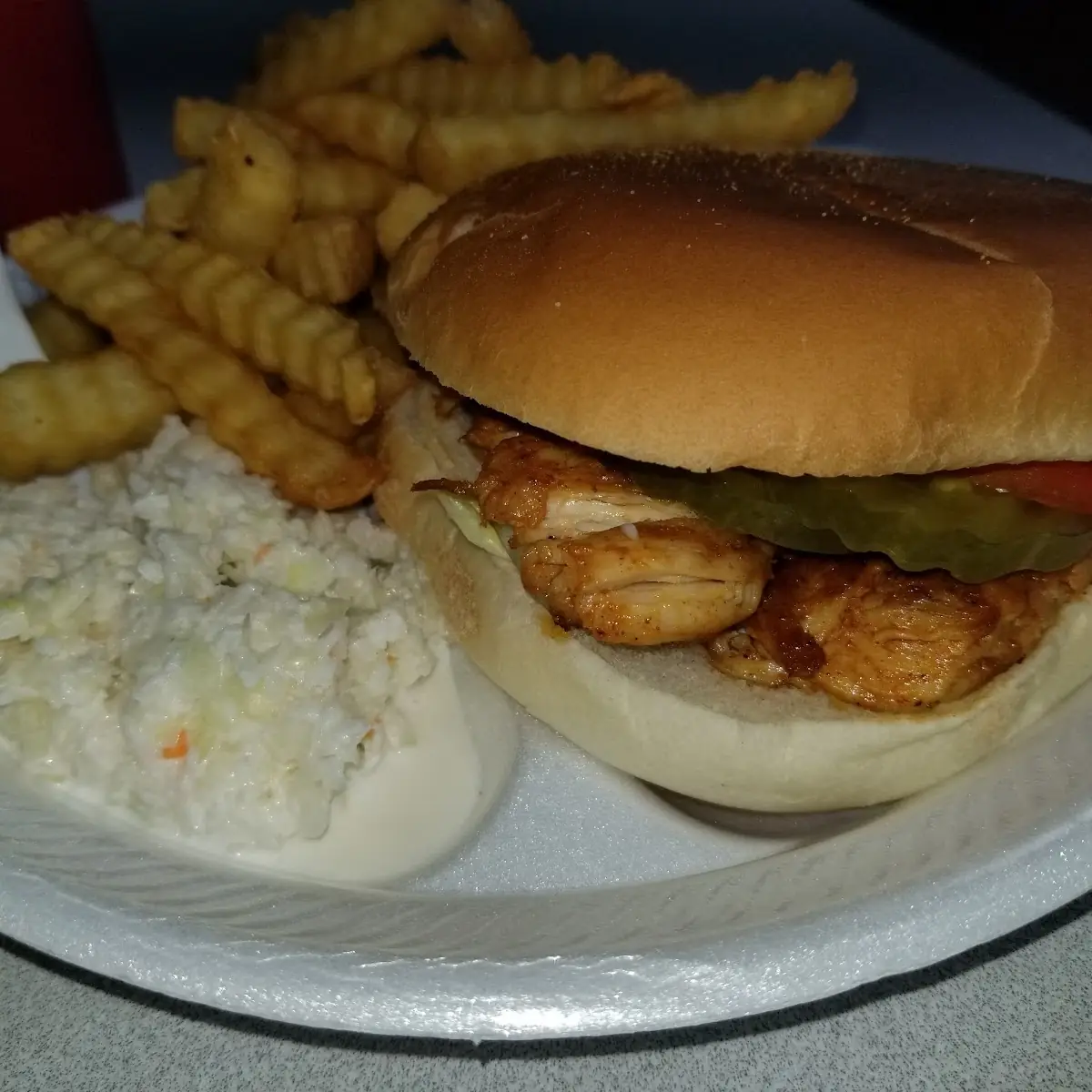 Grilled Chicken Sandwich Plate