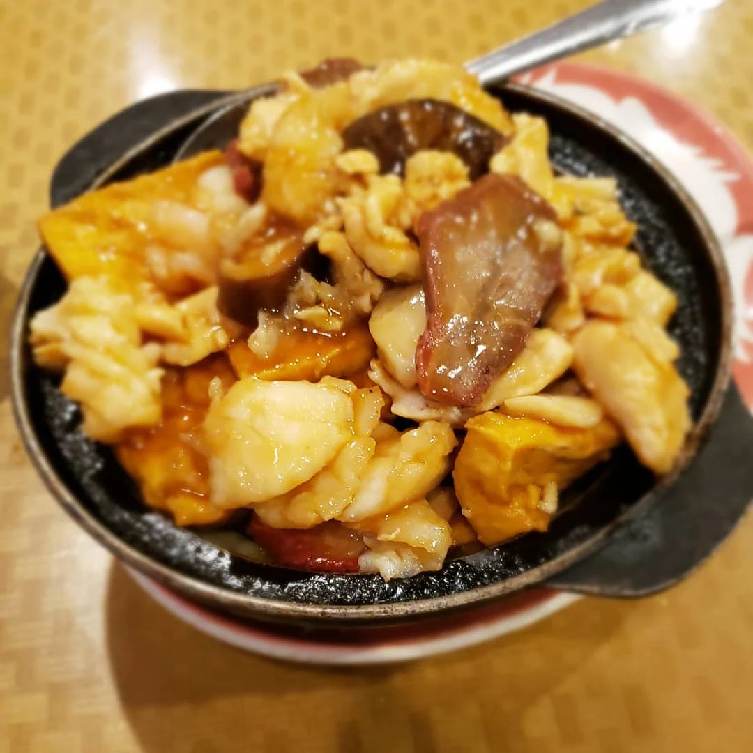 Mixed Meats and Seafood Hot Pot