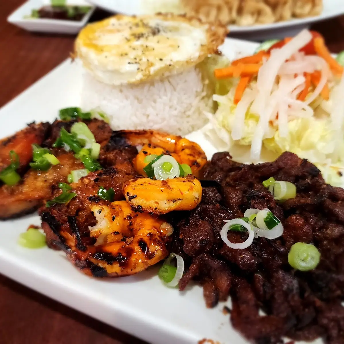 Grilled Pork Chop Rice Platter