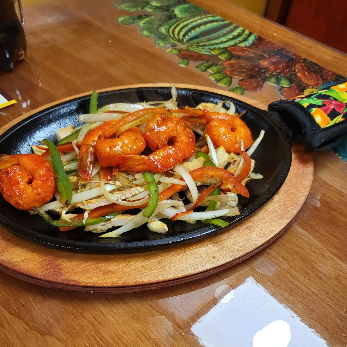 Chicken and Shrimp Fajitas