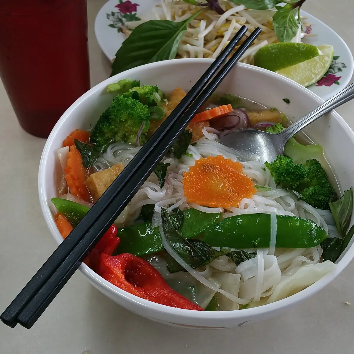 Combination Rice Noodle Soup