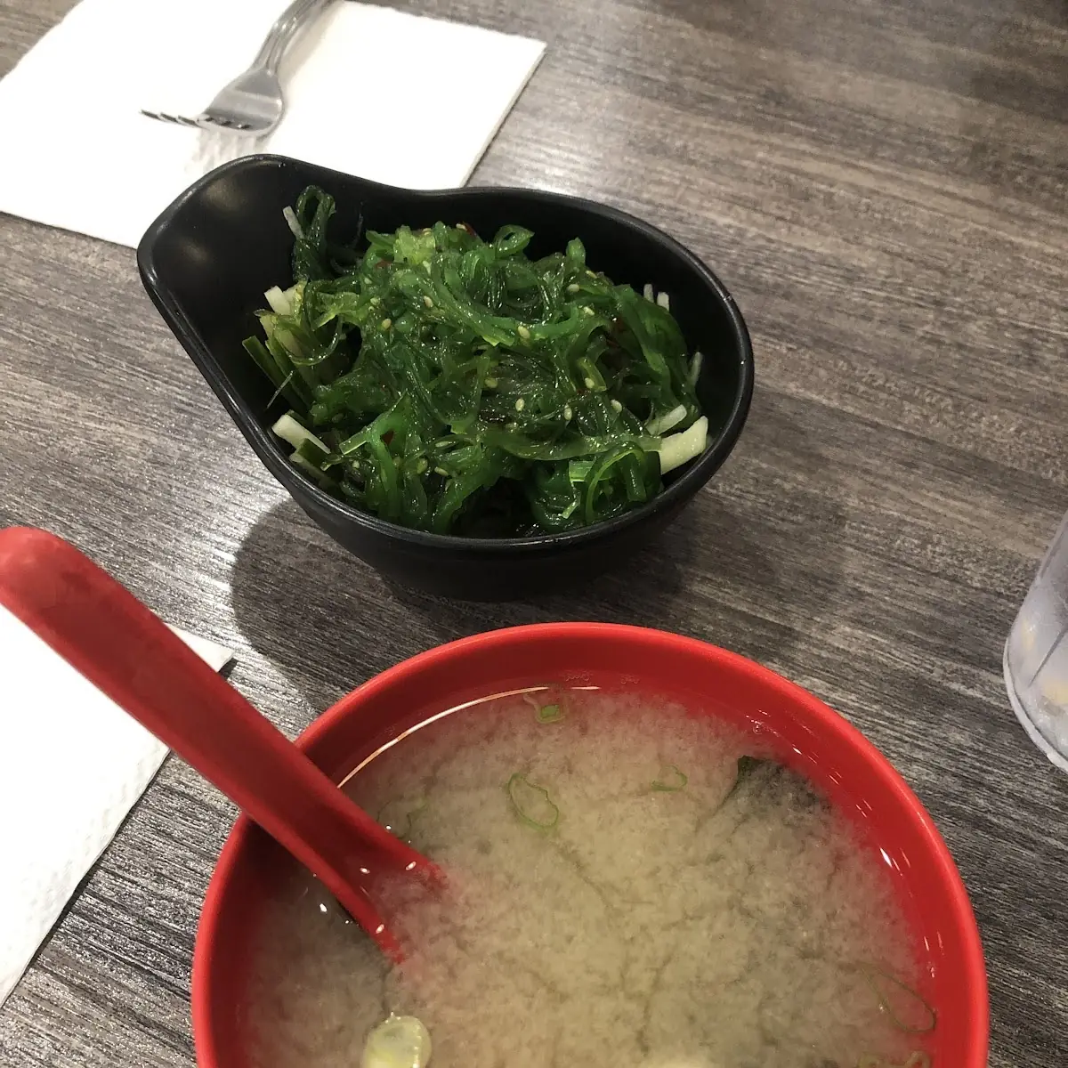 Miso Soup & Seaweed Salad